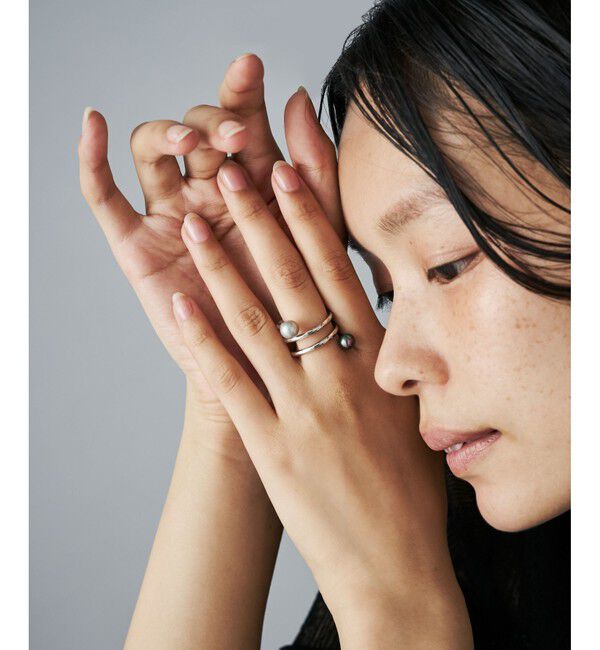 Jouete「リング カラーパール スパイラル」|リング|