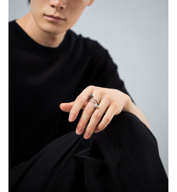 Jouete「リング カラーパール スパイラル」|リング|