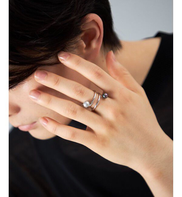 Jouete「リング カラーパール スパイラル」|リング|