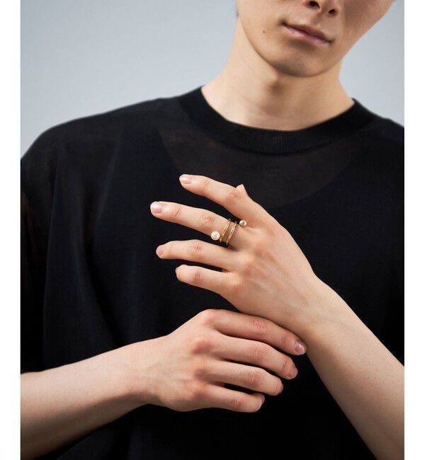 Jouete「リング カラーパール スパイラル」|リング|