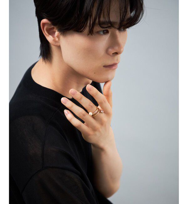 Jouete「リング カラーパール スパイラル」|リング|