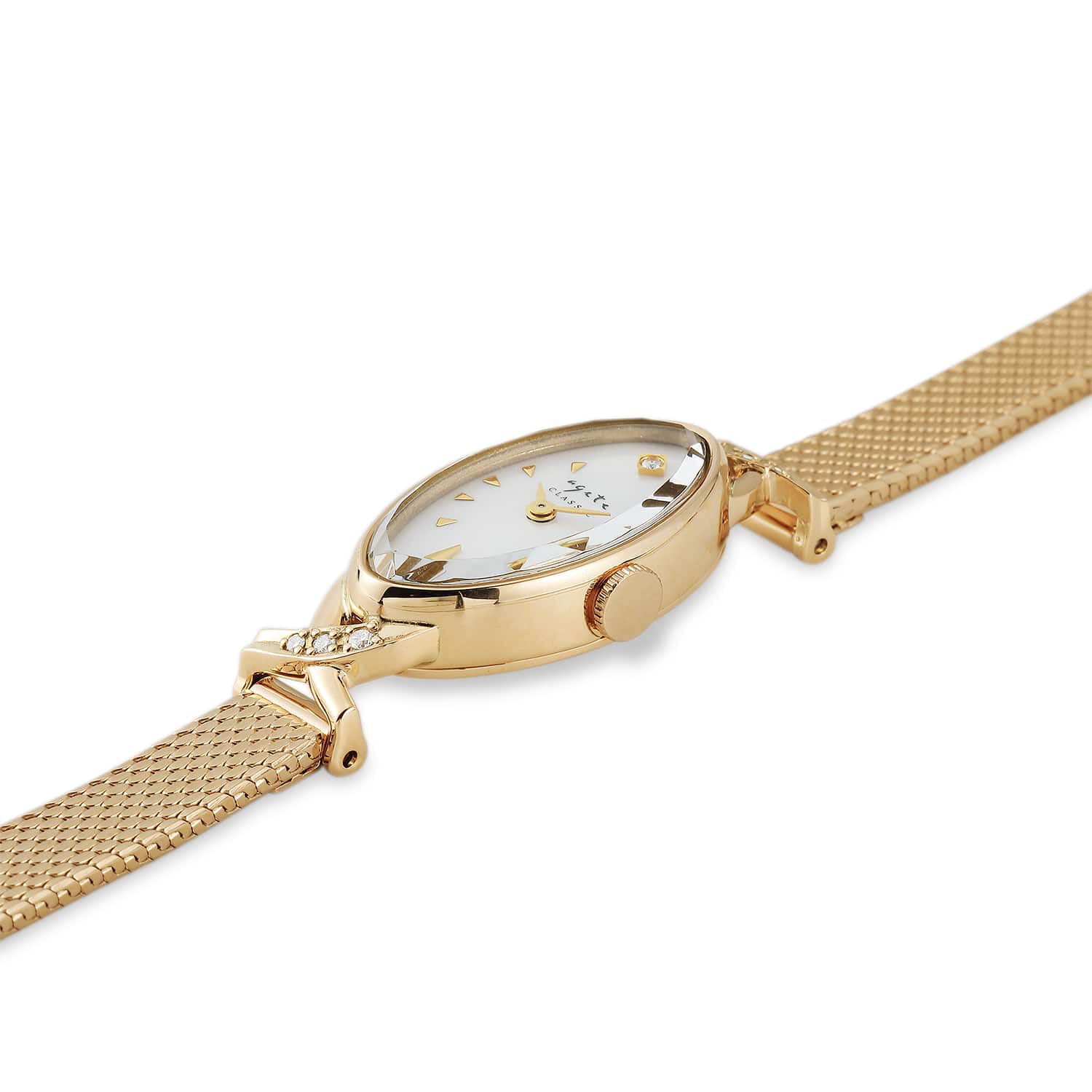 agete「オーバルフェイスジュエリーウォッチ 【A.CNO.1YG時計】」|腕時計|