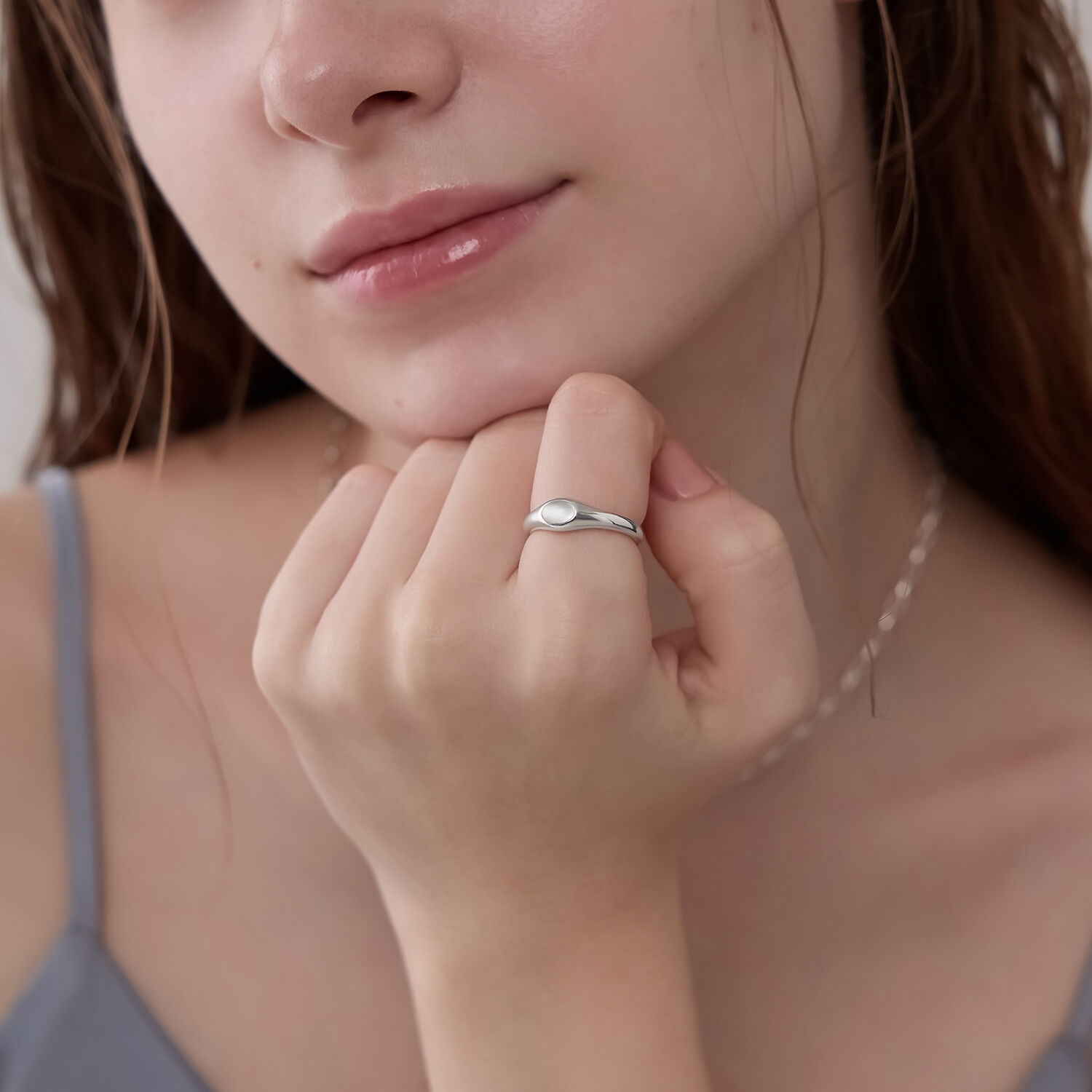 NOJESS「シルバームーンストーンリング」|リング|