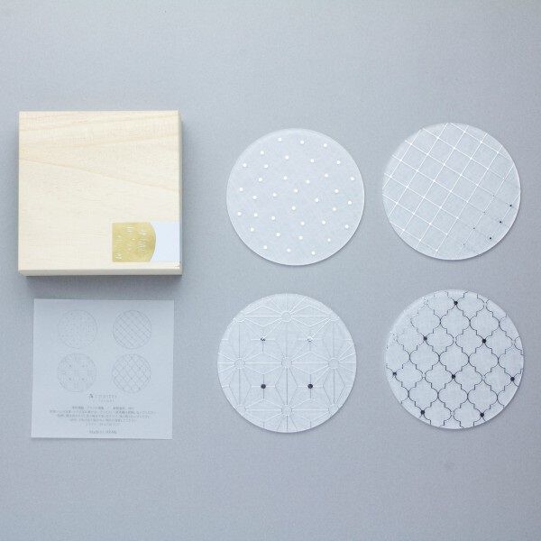  「箔コースター／４枚セット／ｔｏｕｍｅｉ」|食器・キッチングッズ|シルバー