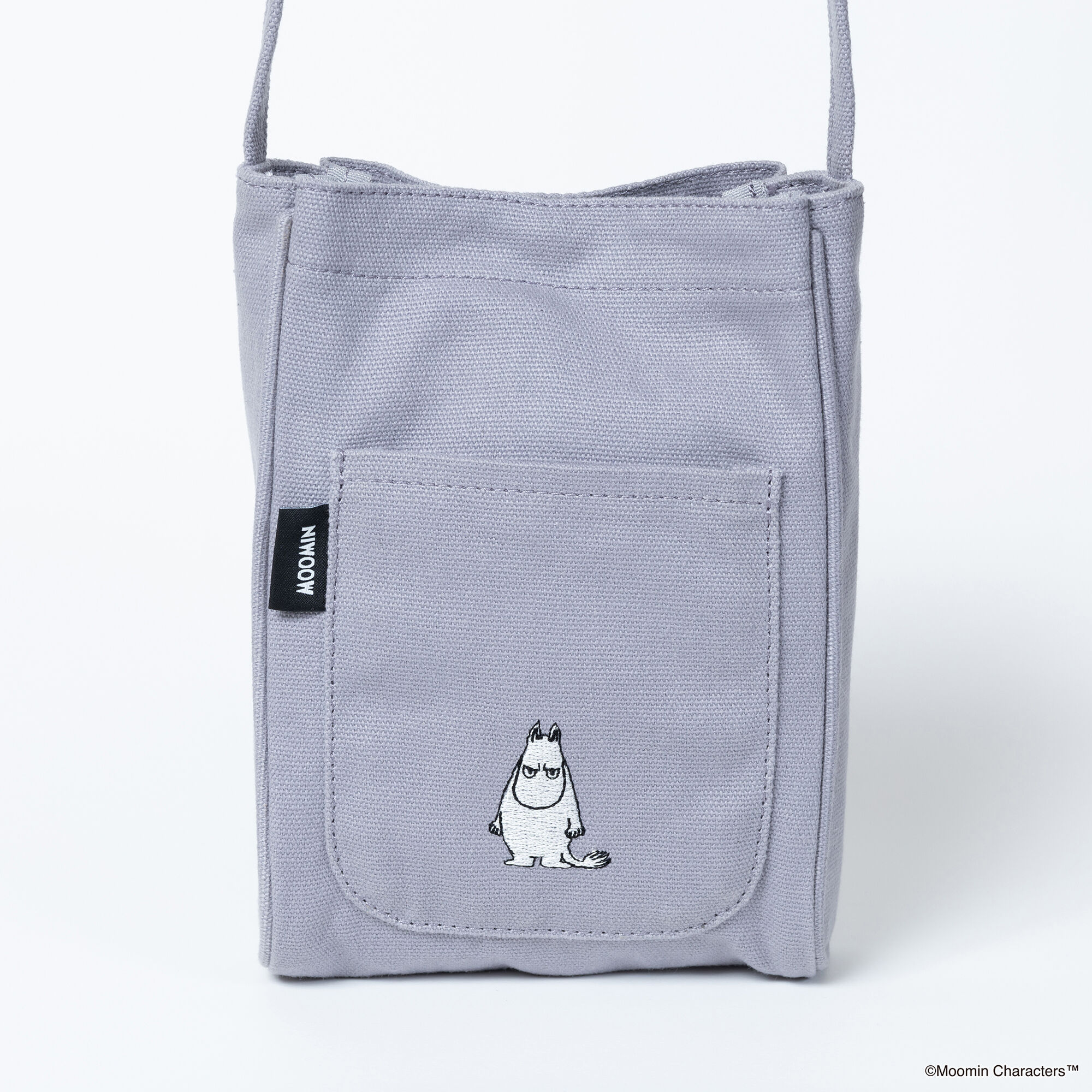  「MOOMIN EMBROIDERYショルダーバッグ」|トートバッグ|GRY