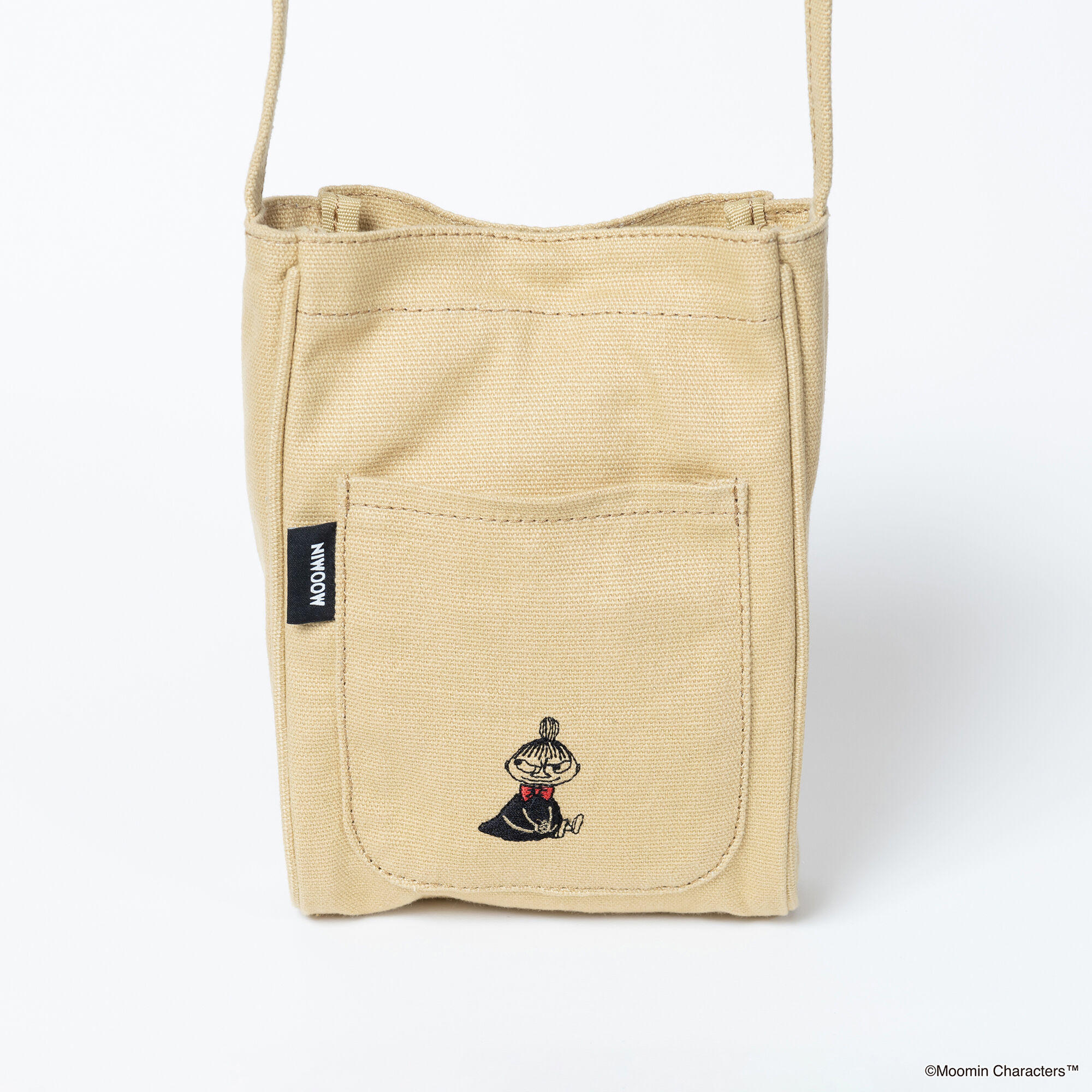  「MOOMIN EMBROIDERYショルダーバッグ」|トートバッグ|BEG