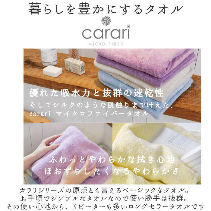 BACKYARD FAMILY「ヘアドライタオル カラリ carari マイクロファイバータオル マイクロファイバー 大きめ 薄手」|タオル|