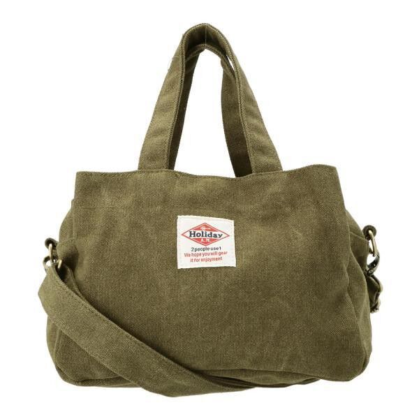 BACKYARD FAMILY「ショルダーバッグ レディース 斜めがけ カジュアル 通販 メンズ 2way シンプル 無地 ロゴ」|ショルダー・メッセンジャー|グリーン1