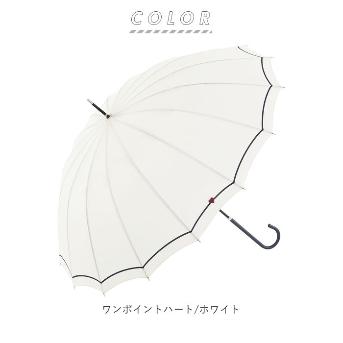 BACKYARD FAMILY「傘 16本骨 レディース 通販 because 長傘 軽量 ブランド 日傘 晴雨兼用 uvカット」|傘|