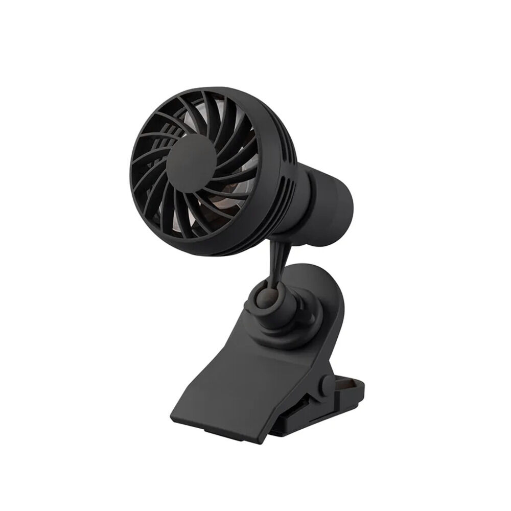 BACKYARD FAMILY「ハンディファン 首かけ 通販 クリップ ベビーカー 扇風機 静音 ポータブルファン  usb」|電化製品|ブラック1
