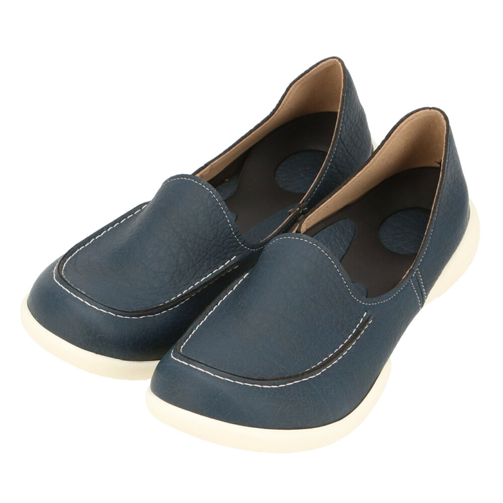 BACKYARD FAMILY「リゲッタ 靴 レディース 通販 ドライビングシューズ  ローファー コンフォートシューズ 運転」|スリッポン|ブルー1