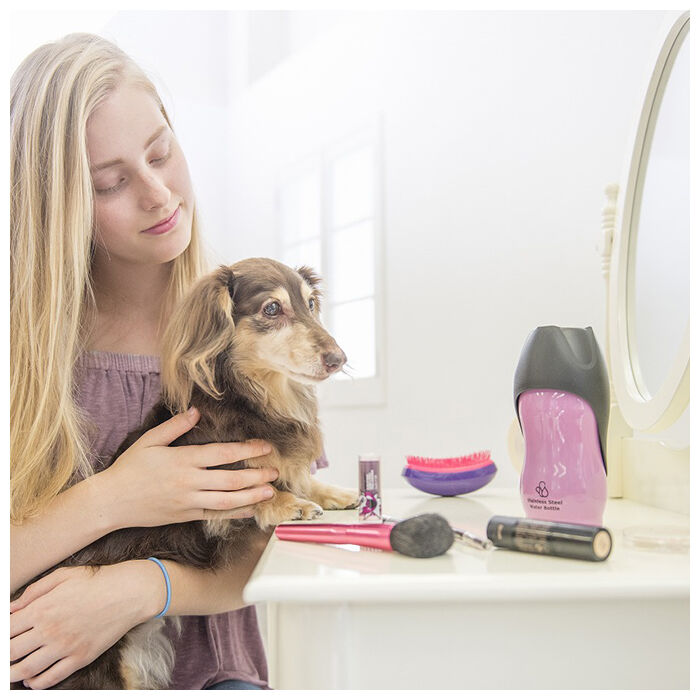 BACKYARD FAMILY「犬 散歩 給水ボトル 通販 ウォーターボトル 水 ボトル おしゃれ シンプル カラビナ 携帯」|その他|