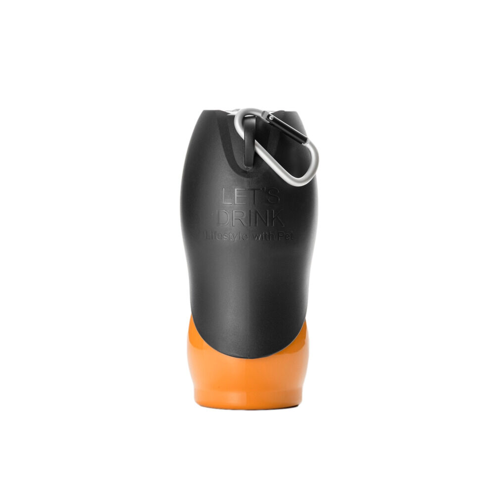 BACKYARD FAMILY「犬 散歩 給水ボトル 通販 ウォーターボトル 水 ボトル おしゃれ シンプル カラビナ 携帯」|その他|オレンジ1