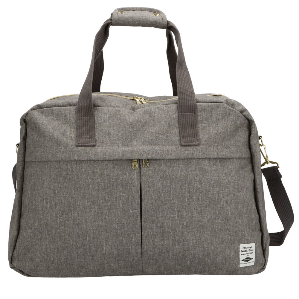 BACKYARD FAMILY「ボストンバッグ レディース 2泊 通販 修学旅行 女子 旅行用 大容量 軽量 かわいい 可愛い」|ボストンバッグ|グレー1