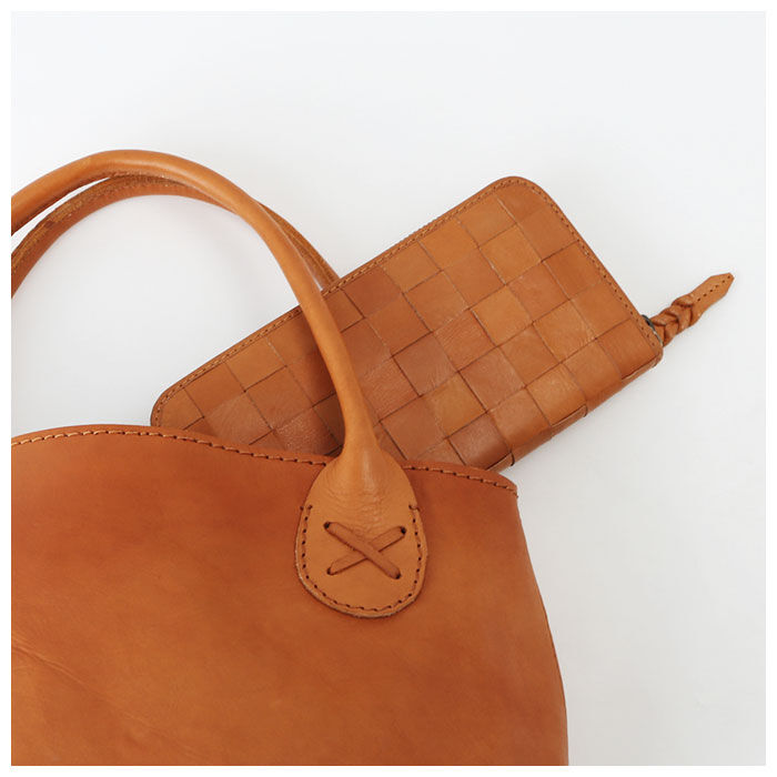 BACKYARD FAMILY「フェス 財布 通販 fes メッシュ 編み込み 長財布 レディース 本革 牛革 ラウンドファスナー」|財布|