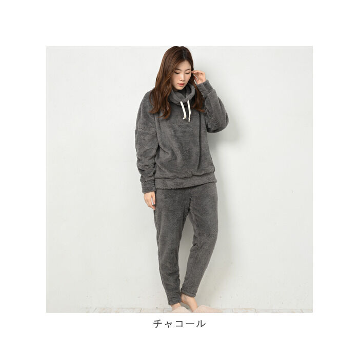 BACKYARD FAMILY「ルームウェア セットアップ 長袖 通販 ルームウエア 部屋着 レディース 上下セット 冬 秋冬 秋」|ルームウェア|