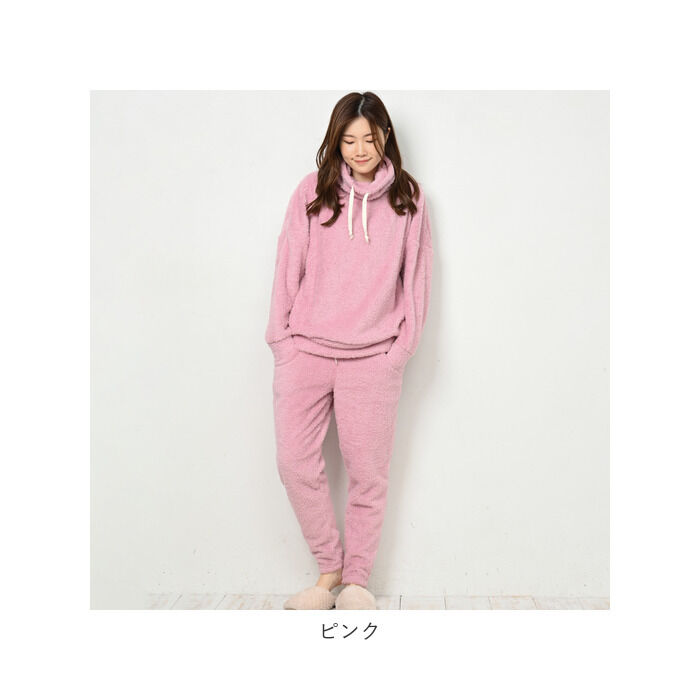 BACKYARD FAMILY「ルームウェア セットアップ 長袖 通販 ルームウエア 部屋着 レディース 上下セット 冬 秋冬 秋」|ルームウェア|