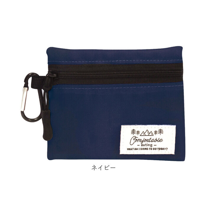 BACKYARD FAMILY「パスケース コインケース 通販 小銭入れ ミニ財布 小物入れ カラビナ付き カラビナ キーホルダー」|コインケース|