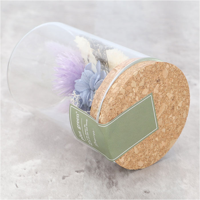 BACKYARD FAMILY「ドライフラワー ガラス 通販 ボトルフラワー コルクボトル 75 フラワーアレンジメント」|その他|