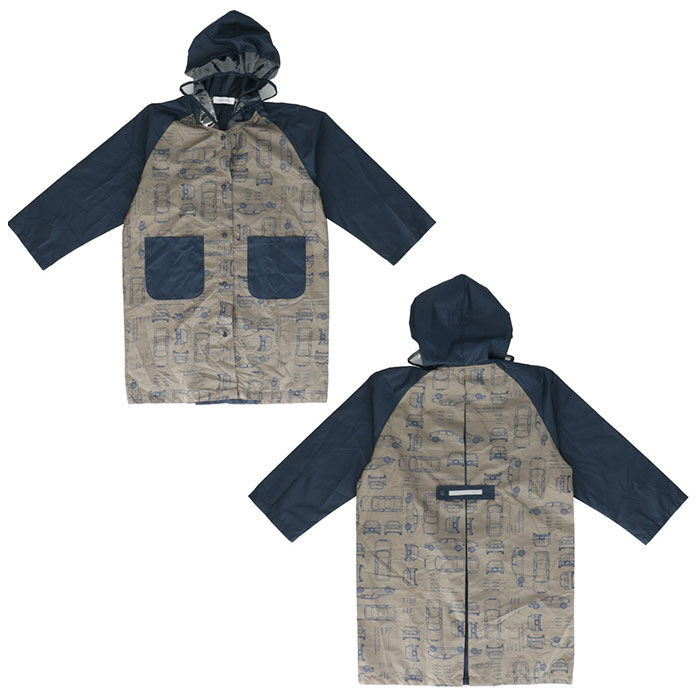 BACKYARD FAMILY「レインコート キッズ オシャレ ランドセル対応 通販 男の子 レイン コート 子供 子ども」|レインコート|