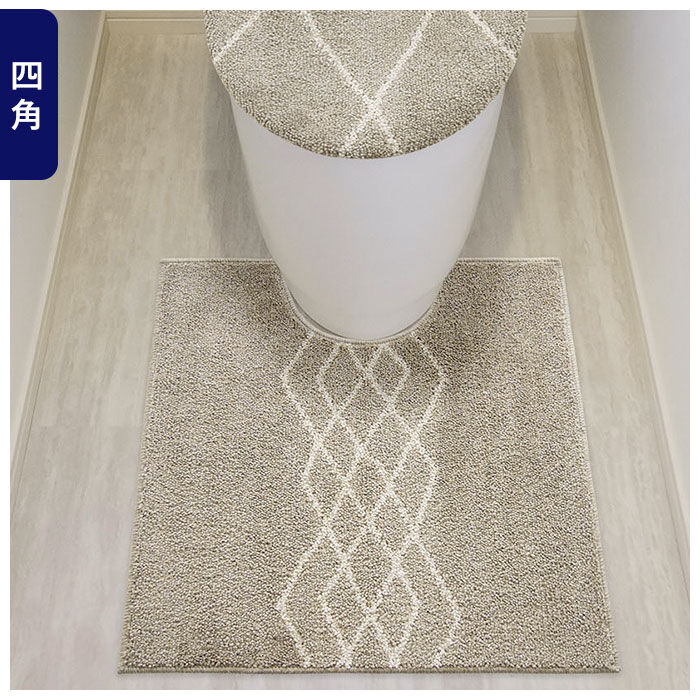 BACKYARD FAMILY「トイレ マット 洗える 通販 おしゃれ 洗える アイボリー ベージュ トイレマット トイレ用品」|トイレタリー・ランドリーグッズ|