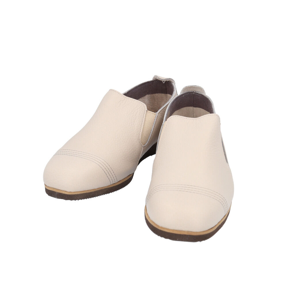 BACKYARD FAMILY「figurino フィグリーノ スリッポン レディース 通販 SP101 フラットシューズ 本革」|スリッポン|グレー1