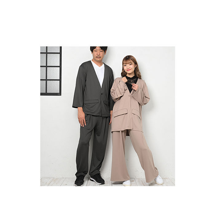 BACKYARD FAMILY「高撥水 レディース ルームウェア セットアップ 通販 上下 普段着 ゆったり カジュアルスーツ」|ルームウェア|