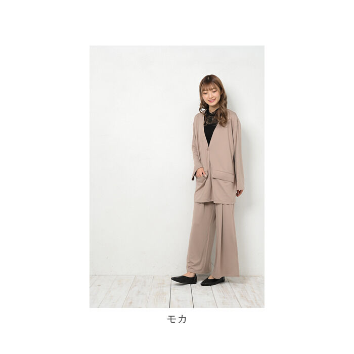 BACKYARD FAMILY「高撥水 レディース ルームウェア セットアップ 通販 上下 普段着 ゆったり カジュアルスーツ」|ルームウェア|