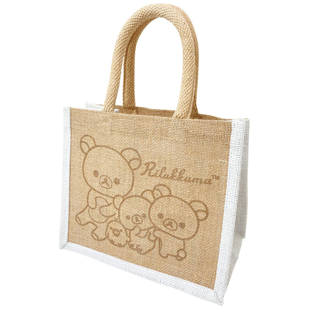 BACKYARD FAMILY「キャラクター ランチバッグ M ランチバック 通販 ジュートマイバッグ お弁当入れ トート」|トートバッグ|ホワイト2