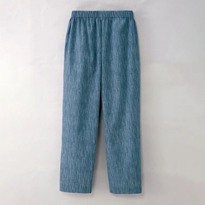 BACKYARD FAMILY「クロップドパンツ レディース 通販 ゆるラク高島ちぢみ8分丈パンツ２本組 高島ちぢみ 八分丈」|その他|