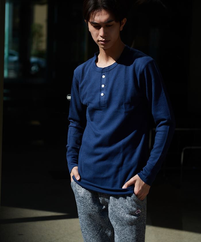 BACKYARD FAMILY「JEMORGAN パックTシャツ 通販 JC189-52S ワッフル ロンT サーマル」|Tシャツ・カットソー|