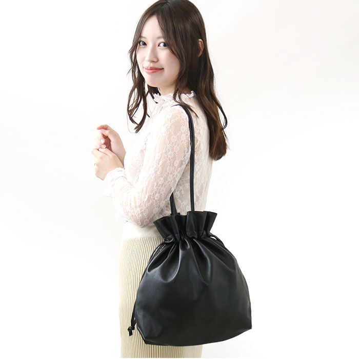 Legato Largo「レガートラルゴ トートバッグ LG-F3212 通販 Legato Largo 巾着バッグ トート」|トートバッグ|