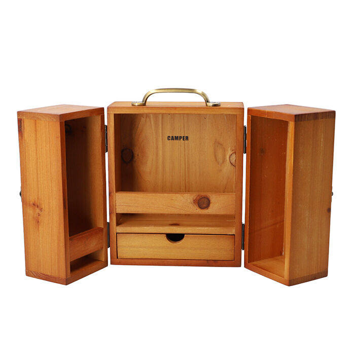 BACKYARD FAMILY「スパイスボックス キャンプ 通販 スパイスラック スパイスキャビネット 木製 調味料入れ」|食器・キッチングッズ|