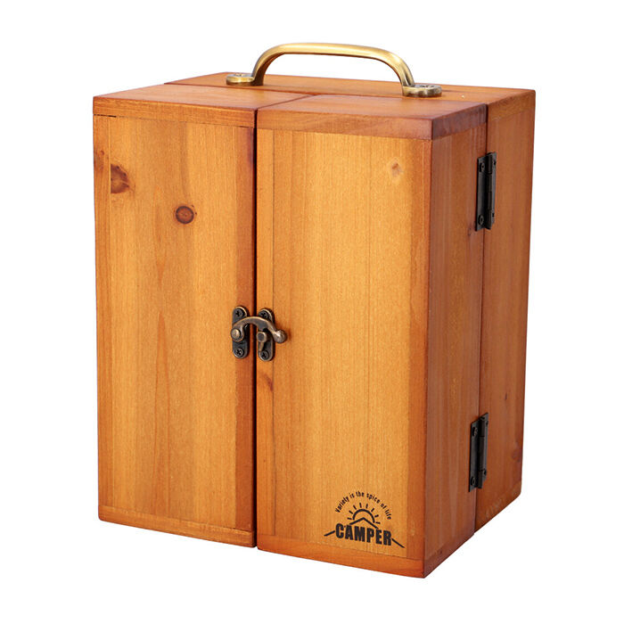 BACKYARD FAMILY「スパイスボックス キャンプ 通販 スパイスラック スパイスキャビネット 木製 調味料入れ」|食器・キッチングッズ|