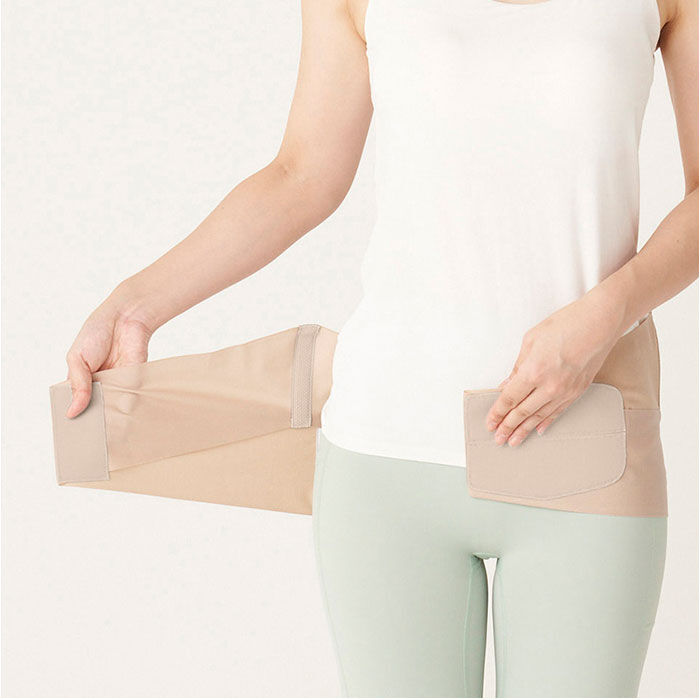 BACKYARD FAMILY「骨盤ベルト 通販 日本製 動きやすい 2本ベルト 女性 骨盤サポート ゆがみ 歪み 骨盤 着脱簡単」|その他|