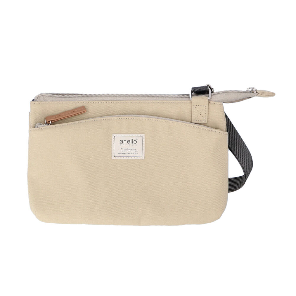 BACKYARD FAMILY「アネロ グランデ ショルダー バッグ 通販 anello GRANDE GHM0556」|ショルダー・メッセンジャー|ベージュ1