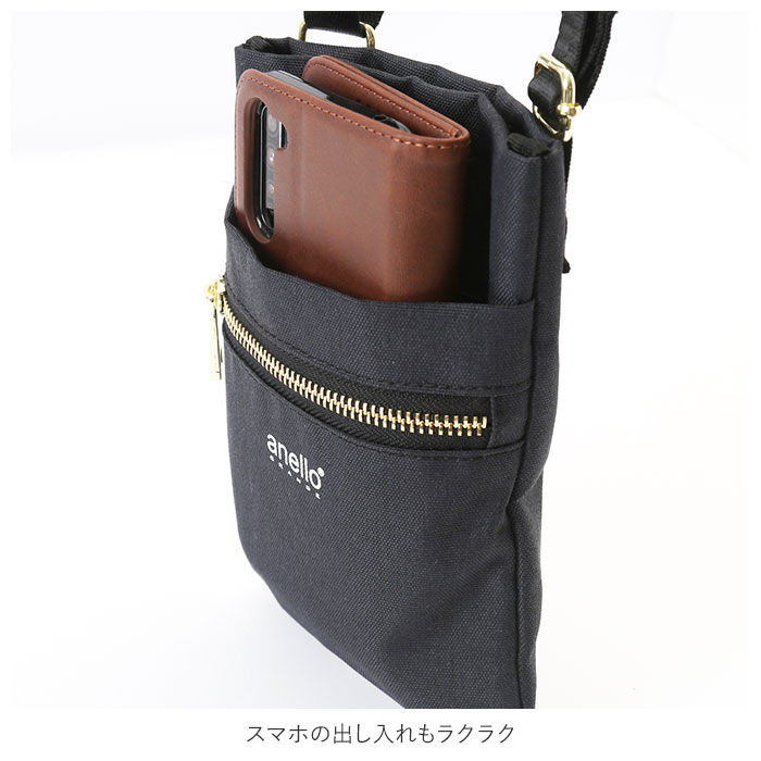 anello「アネロ ミニショルダーバッグ 通販 anello GRANDE レディース 大人 ショルダーバッグ」|ショルダー・メッセンジャー|