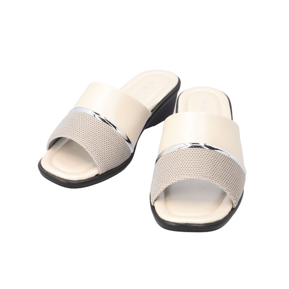 BACKYARD FAMILY「パンジー Pansy サンダル 6602 通販 カジュアルサンダル レディース つっかけ」|サンダル|シルバー1