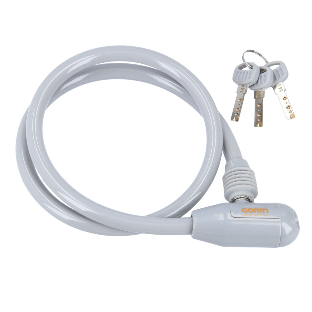 BACKYARD FAMILY「GORIN ゴリン ワイヤーロック G-222 通販 自転車用ワイヤーロック ワイヤー錠」|その他|グレー1