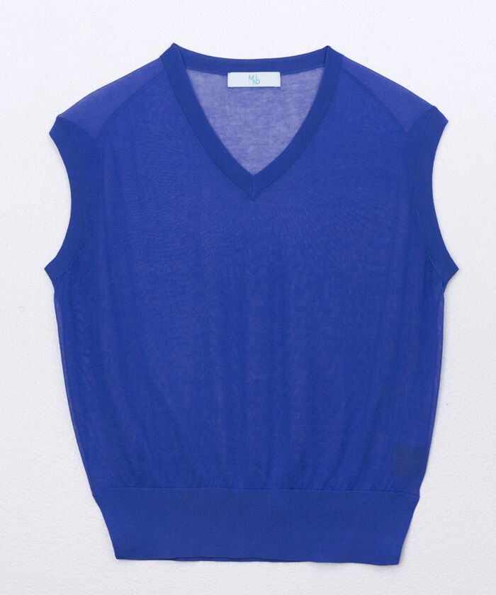 BACKYARD FAMILY「MIND マインド シアーベスト ベスト 通販 チョッキ レイヤード 重ね着 透け感 Vネック」|その他|