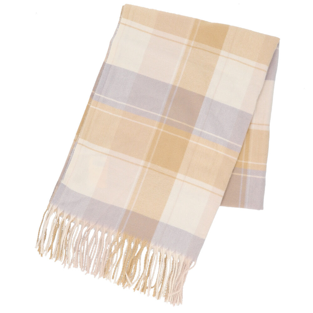 BACKYARD FAMILY「ストール 大判 マフラー 通販 大判ストール とろけるクリーミータッチストール 柔らか 軽い 軽量」|ストール|オレンジ1