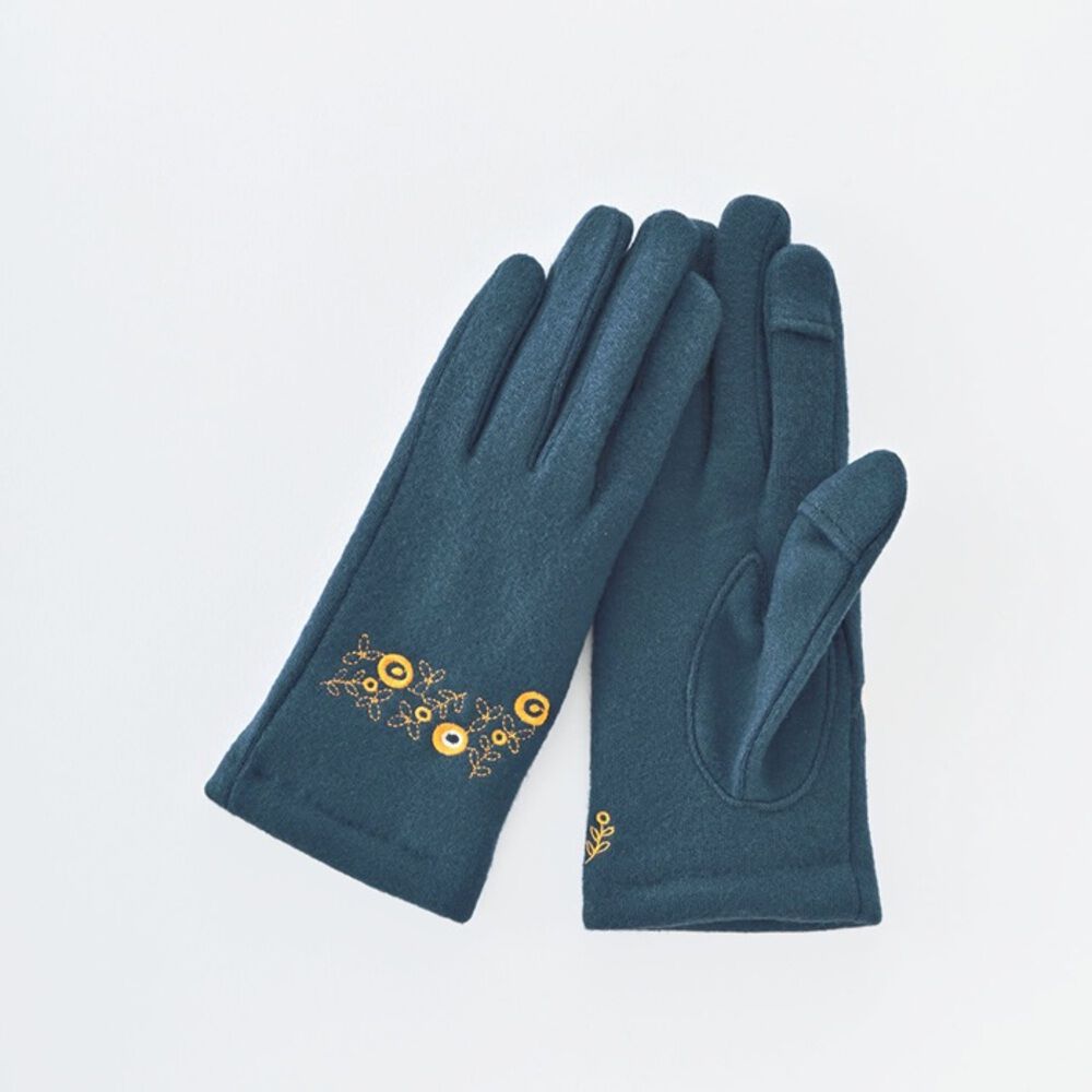 BACKYARD FAMILY「クロダ 手袋 KURODA AF65102L8 通販 グローブ レディース かわいい 暖かい」|手袋|グリーン1