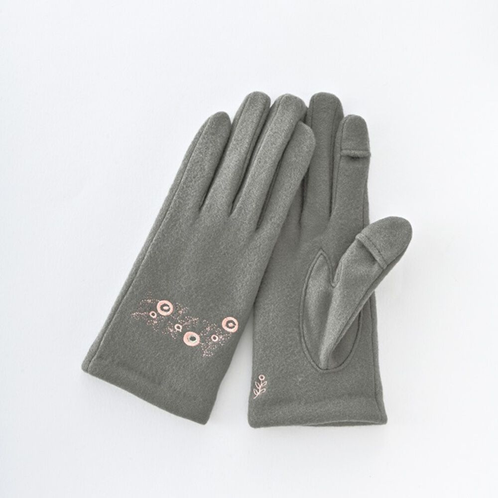 BACKYARD FAMILY「クロダ 手袋 KURODA AF65102L8 通販 グローブ レディース かわいい 暖かい」|手袋|グレー1