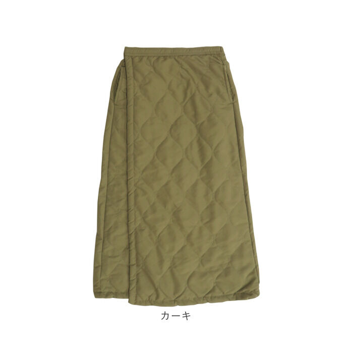 BACKYARD FAMILY「グロリア 巻きスカート キルティング ロング 通販 巻スカート スカート ルームウェア 部屋着」|ルームウェア|