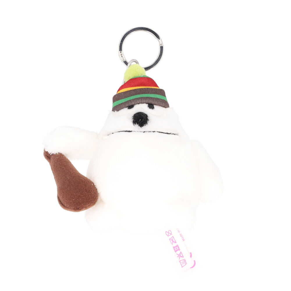 BACKYARD FAMILY「ニキ キーホルダー ぬいぐるみ NICI 通販 キーリング キーチャーム アニマル 洗える 手洗い」|チャーム・キーホルダー|ホワイト2