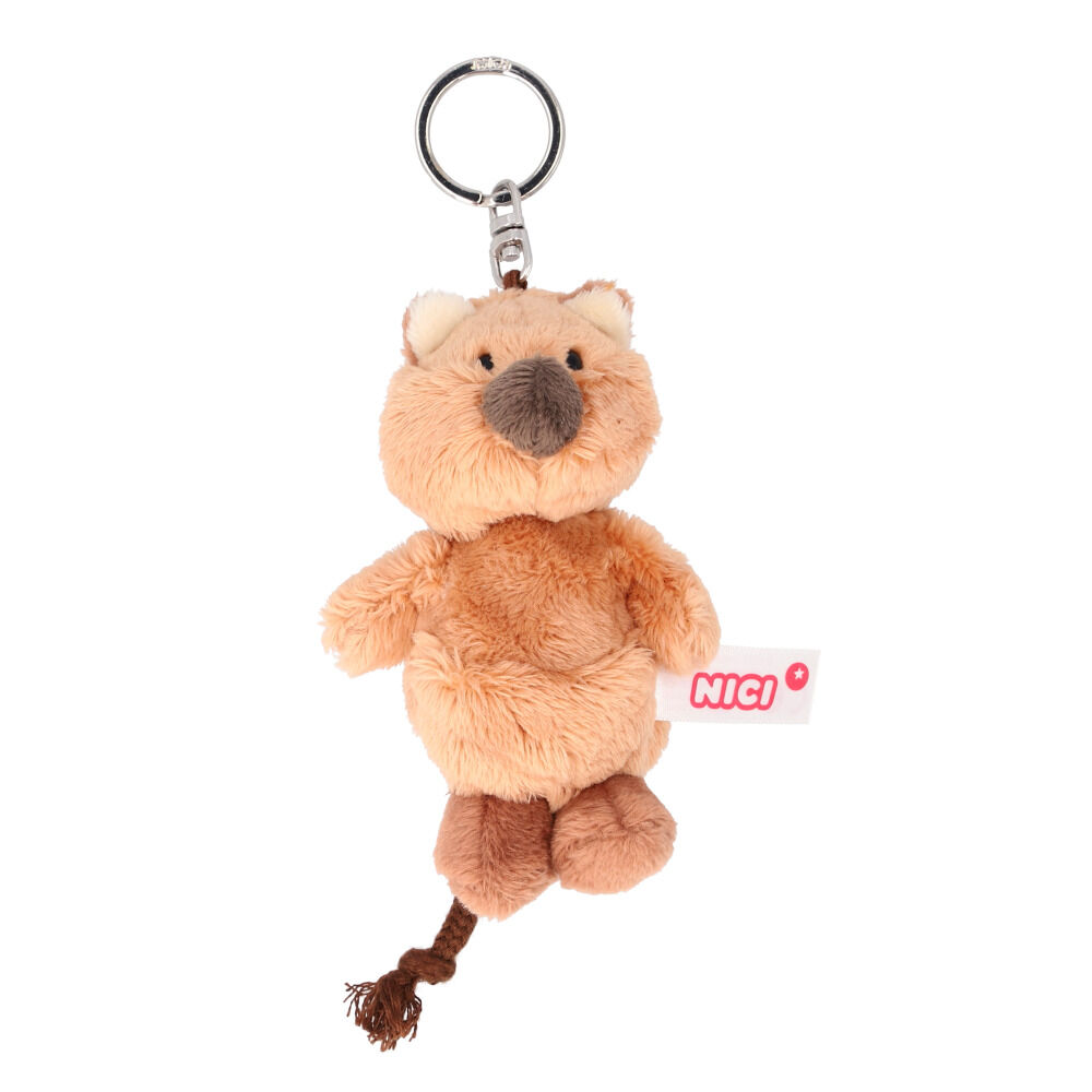 BACKYARD FAMILY「ニキ キーホルダー ぬいぐるみ NICI 通販 キーリング キーチャーム アニマル 洗える 手洗い」|チャーム・キーホルダー|ブラウン1