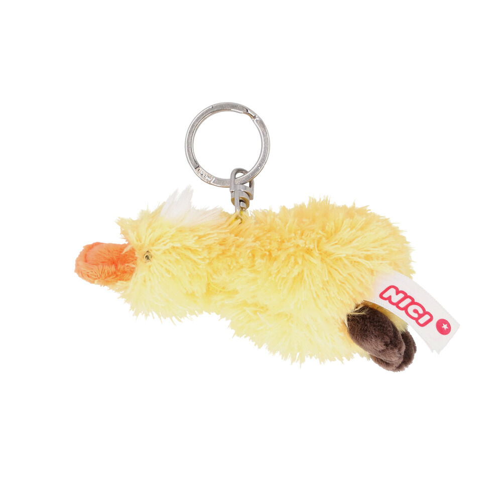 BACKYARD FAMILY「ニキ キーホルダー ぬいぐるみ NICI 通販 キーリング キーチャーム アニマル 洗える 手洗い」|チャーム・キーホルダー|イエロー1