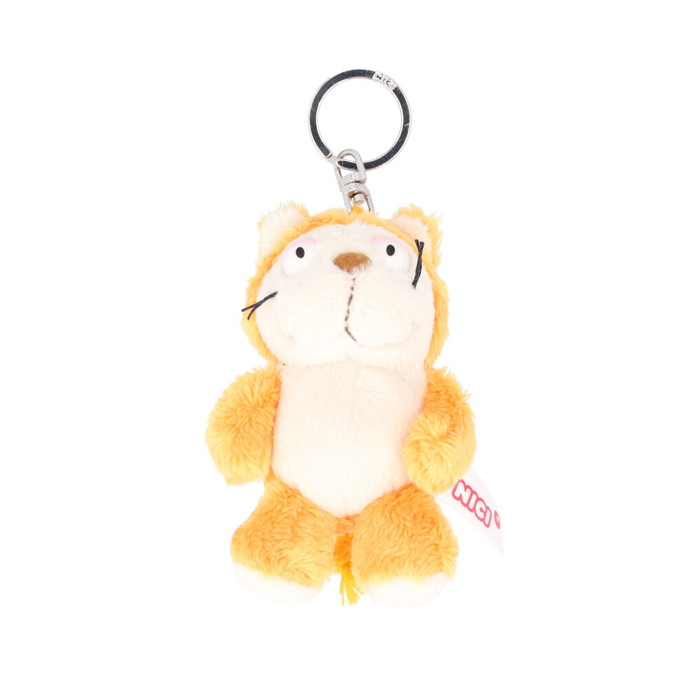 BACKYARD FAMILY「ニキ キーホルダー ぬいぐるみ NICI 通販 キーリング キーチャーム アニマル 洗える 手洗い」|チャーム・キーホルダー|オレンジ1