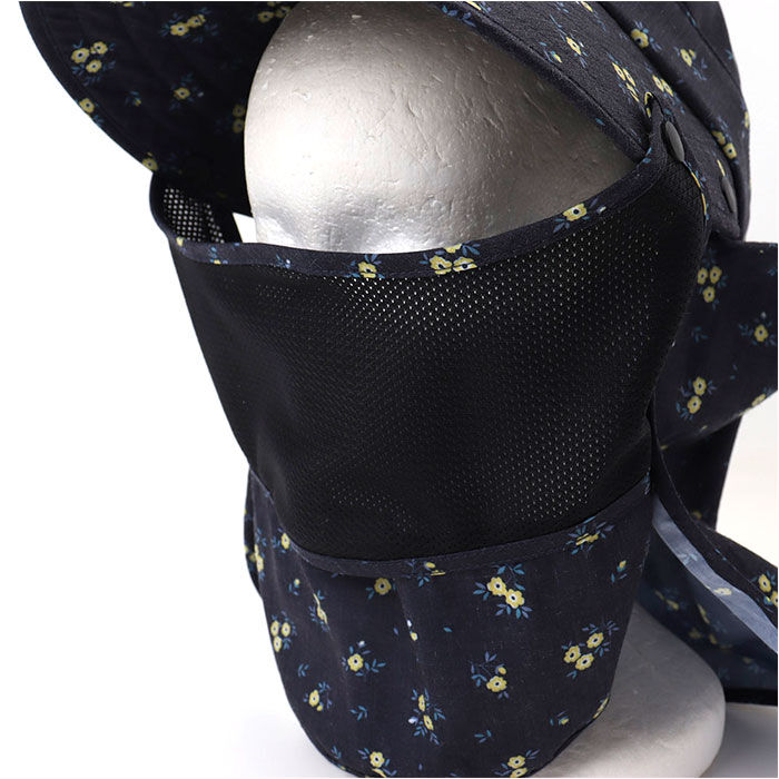 BACKYARD FAMILY「UVカット 帽子 レディース 日よけ 首の後ろ 通販 つば広帽子 折りたたみ帽子 撥水 つば 長い」|ハット|