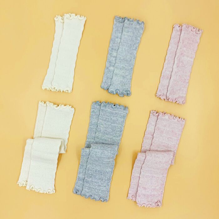 BACKYARD FAMILY「育児工房 オーガニック レッグウォーマー ベビー 通販 日本製 オーガニックレッグウォーマー」|その他ベビーウェア|